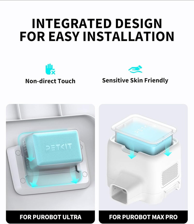 PETKIT Odour Eliminator N60 for PUROBOT Ultra, PUROBOT Max Pro/2 and PUROBOT Crystal Duo Self Cleaning Cat Litter Tray, 3Pcs - Image 4